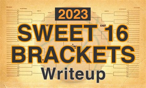 sweet 16 bracket 2023